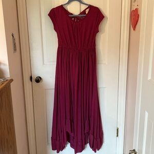 Mia Joy Girls 14 Magenta Cotton Dress wore once